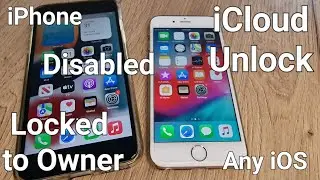 iCloud Unlock iPhone Locked to Owner with Disabled Apple ID and Password Remove Success✔️