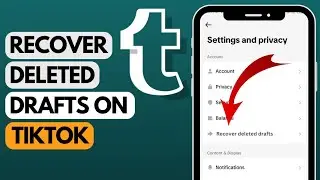 How to Recover Deleted Drafts on TikTok after Deleting App (2023) | Restore TikTok Drafts