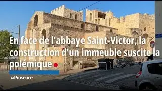 En face de l'abbaye Saint-Victor, la construction d'un immeuble suscite la polémique