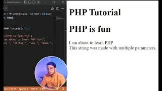 PHP tutorial: Output (echo vs print) in php | Lesson #3