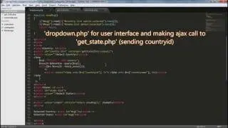 Two Dependent Dropdown, PHP AJAX MySql, Country & State - Part 2