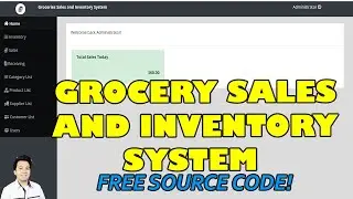 Grocery Sales and Inventory System using PHP/MySQL | Free Source Code Download