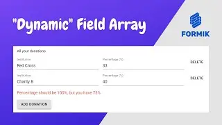 React FieldArray Form Tutorial: Using Formik, Yup and material-ui