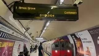 [Full Journey] Night Tube: Piccadilly Line (Heathrow Airport - Leicester Square)