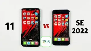 iOS 16.5 SPEED TEST - iPhone 11 Vs iPhone SE 2022 SPEED TEST in 2023