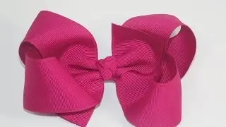 How To Make A  Big Girl Boutique Hair Bow