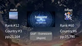 [osu!catch]  rostld vs ExGon | LeaF - Evanescent [Aspire]