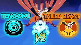 NEW UPDATED TENGOKU VS TAILED BEAST | Shindo Life