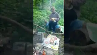 По грибы в лес. Глубинка России...