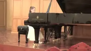 Lera Bazykina 9yo, Лера Базыкина 9 лет. К.Черни, И.С.Бах, П.И.Чайковский