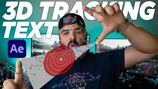 How to 3D TRACK a TEXT in after effects