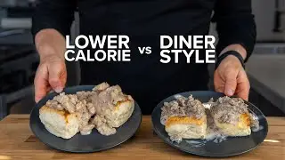 Can you make lower calorie Sausage Gravy & Biscuits that still taste good?