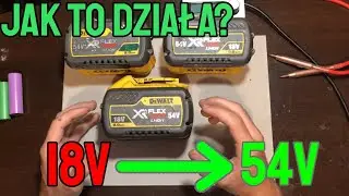 JAK BATERIA DEWALT FLEXVOLT ZMIENIA NAPIĘCIE 18V-54V | mpl02