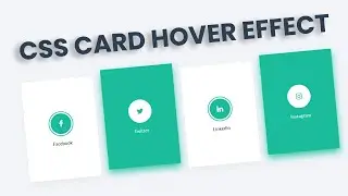 CSS Card Hover Effects | HTML CSS