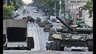 ЧВК Вагнер в Воронежской области. Колонна движется на Москву.