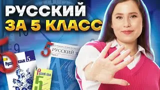 ВЕСЬ русский язык за 5 класс за 20 МИНУТ | ОГЭ по русскому языку | Настя Гласная | Умскул