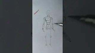 Базовый урок по рисованию фигуры человека