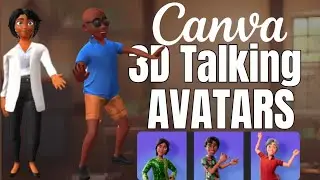 Create 3D TALKING Avatars 👩🏽‍💼 - Krikey AI App on Canva