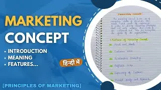 What is Marketing Concept? | Principles of Marketing | In Hindi