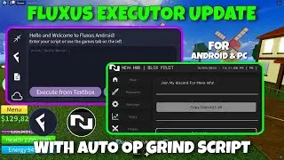 FLUXUS LATEST UPDATE & AUTO GRIND SCRIPT NEW UPDATE 2023