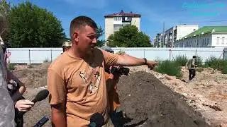 Раскопки на месте купеческой усадьбы