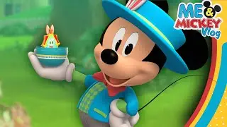 Mickey Mouse Easter Egg Hunt 🔎 🐣 and Egg Decorating! | Me & Mickey | Vlog 42 | @disneyjunior​