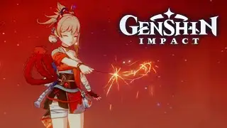 Yoimiya's Character Screen & Idle Animations Genshin Impact
