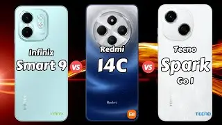 Infinix Smart 9 vs Redmi 14C vs Tecno Spark Go 1