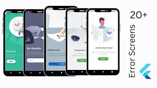 20+ Error Pages For Android & iOS App - Flutter - Speed Code