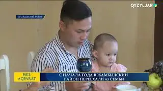 С НАЧАЛА ГОДА В ЖАМБЫЛСКИЙ РАЙОН ПЕРЕЕХАЛИ 43 СЕМЬИ