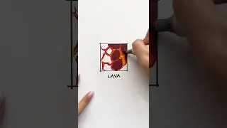 how to draw lava | 