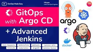GitOps with Argo CD & Advanced Jenkins | Git links in the description
