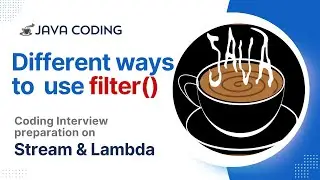 #52 Different Way using filter() method in Java | filter method in Java 8