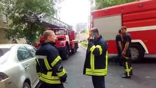 Пожар в Краматорске ул. Парковая 107