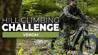 Venom 1000W Ultra Mid-Drive Hunting Ebike STEEP HILL CLIMBING CHALLENGE | NO Pedaling