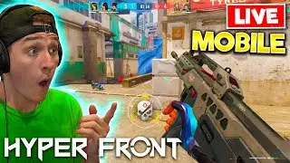 🔴New HYPER FRONT on MOBILE (INSANE 5v5 GAME)