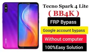 Tecno spark 4 lite frp bypass,tecno bb4k Google account bypass,2023,easy solution