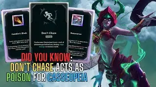 Hidden Interaction: Insane Gamblers Blade + Runecarver Cassiopeia Build | League Arena Gameplay