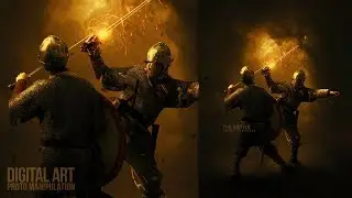 The Battle Photo Manipulation in Photoshop CC