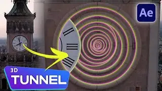 Create 3D Tunnel Zoom Transition in After Effects