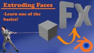 Extruding Faces in Blender