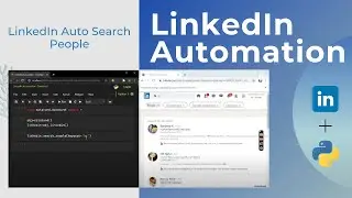 LinkedIn Auto Search People| LinkedIn Automation - Python,DataKund