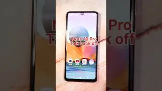 How To Off Talk Back Redmi Note 10 Pro ⚡ Mi Note 10 Pro TalkBack Remove 🔥#shorts #ytshorts #talkback