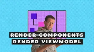 Don’t Render UI Components, Render UI ViewModels