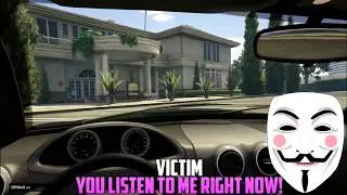 Anonymous Hacker TROLLING on GTA 5! (Cheating Wife)