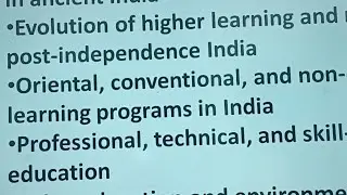 Higher education unit 10  paper 1 most important topics from PYQ UGC NET June 2023 ||