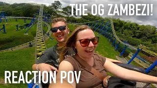 We Rode the ORIGINAL Zambezi Zinger in Colombia! First Time On-Ride Reaction Parque Del Café