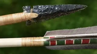 Ishi Arrow Part 1. How to make a primitive Native American Arrow for primitive archery hunting