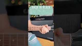 Back In Black AC/DC Guitar Tutorial // Back In Black Guitar Lesson #shorts