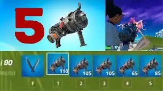 Getting 5 GOO GUNS in Fortnite! (Idea by @LazarBeam)